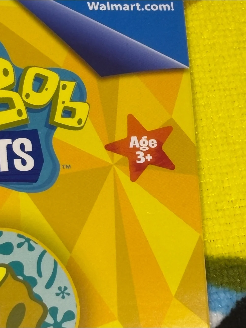 Nickelodeon SpongeBob beach towel kids unisex Yellow/Blue/Orange/Brown/Black New